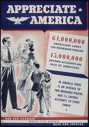 "Appreciate America. 64,000,00 Americans ...