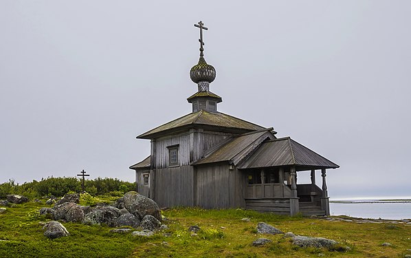 17. Церковь Андрея Первозванного, Большой Заяцкий остров, Соловки, Архангельская область Автор — Новинская Г.А.