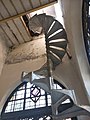 200 years ancient round stairs of Tajhat Palace