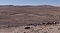 Vue de l'ancienne zone agricole irriguée au pied du Qasr al Hallabat