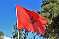 Flagge Marokkos in Tanger
