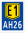 AH26 (E1) sign.svg