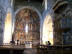 Abtei von Saccargia Fresken der Apsis.JPG