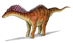 амаргазавр с «парусом»
