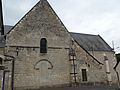 Ehemalige, heute verfallene romanische Kirche in Villaines-les-Rochers