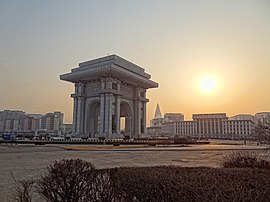 Triomfboog in Pyongyang