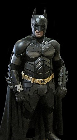 Cosplayer i Batman-drakt hentet fra filmen The Dark Knight (2008)