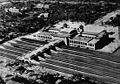 Aerial view of the Beijing railway station in 1959