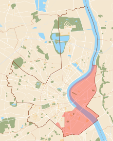 Poziția localității Cantonul Bordeaux-5