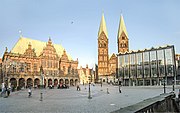 Bremer Rathaus, Dom und Bürgerschaft