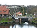 Klappbrücke an der Schleuse