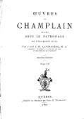 (1870) Œuvres de Champlain, Tome III Histoire