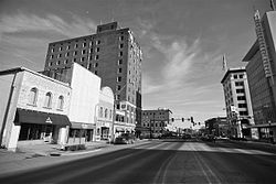 O centro de Fort Smith