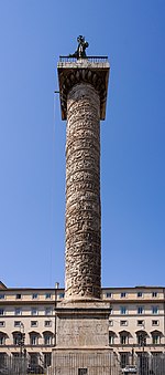 Columna lui Marcus Aurelius din Piazza Colonna