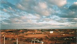 Coober Pedy látképe