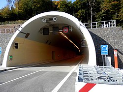 jihovýchodní portál tunelu