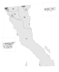 Miniatura para Distritos electorales locales de Baja California