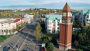 Uhrturm in Downtown