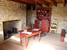 Restored quarters believed to have been occupied by Dred & Harriet Scott 1836-1840 at Fort Snelling Dred & Harriet Scott Quarters.jpg