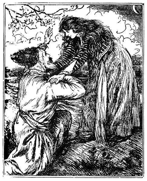 Fichier:Edmund J Sullivan Illustrations to The Rubaiyat of Omar Khayyam First Version Quatrain-074.jpg