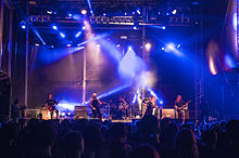 Esoteric beim Brutal Assault (2015) Von links nach rechts: Jim Nolan, Greg Chandler, Joe Fletcher, Mark Bodossian, Gordon Bicknell