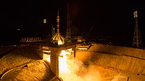 Sojuz MS-06:n laukaisu.