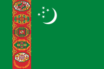 तुर्कमेनिस्तानचा ध्वज