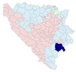 Foča – Mappa