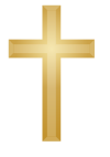 Golden Christian Cross.svg