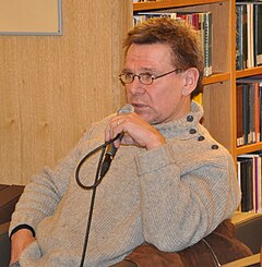 Hannu Raittila på Åbo stadsbibliotek 2009