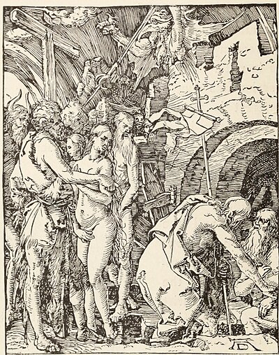 Fig. 43.—The Descent into Hell From Dürer's "Smaller Passion."