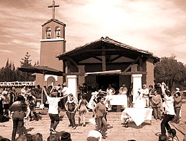 Misa a la Chilena. Folklore und Marienverehrung sind sehr populär in El Totoral.