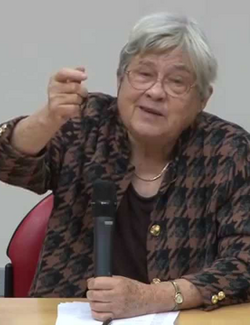 La lingüista francesa Jacqueline Picoche, en una fotografía de 2014.