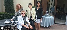 N. Katherine Hayles, Dene Grigar, Stephanie Strickland, and Lai-Tze Fan attending memorial for Marjorie Luesebrink on March 15, 2024 KateHayles-DeneGrigar-StephanieStrickland-LaiTzeFan.jpg