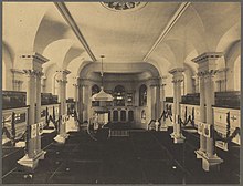 King's Chapel, interior; 1898. Boston Pictorial Archive.