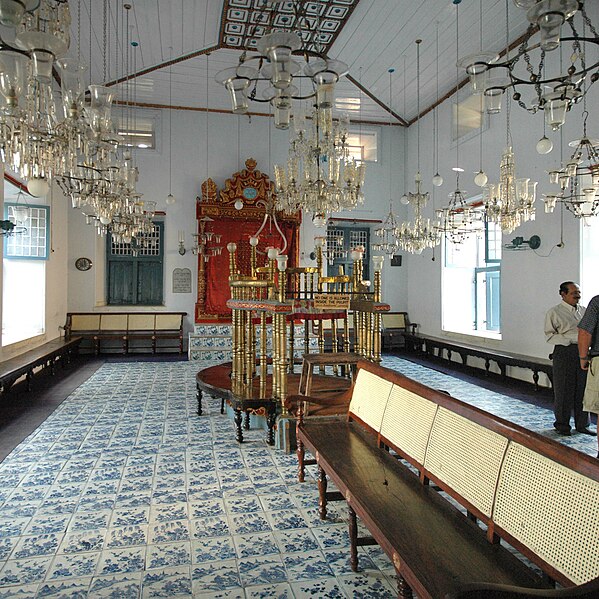 Paradesi Synagogue, from my POV sitting at the pew