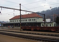 The railway station in Kysak