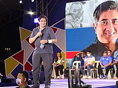 Philippine Elections 2022 Campaign - Gringo Honasan in QMC