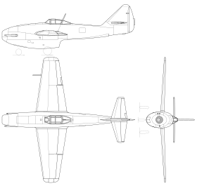 vue en plan de l’avion