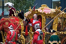 John Stuttard, Lord Mayor of the City of London 2006-2007, during the Lord Mayor's Show of 2006 Lord Mayor of London - John Stuttard - Nov 2006.jpg