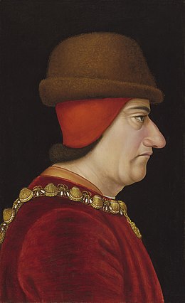 Delt va Louis XI gazik, gan Jacob de Littemont, 1469