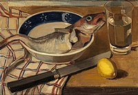 Stilleven met visch (1925)