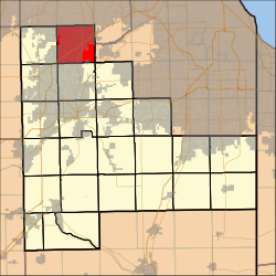 Location in Will County