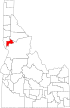 Map of Idaho highlighting Lewis County.svg