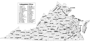 Карта графств и независимых городов Вирджиния.svg