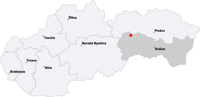 Poziția localității Spišská Nová Ves