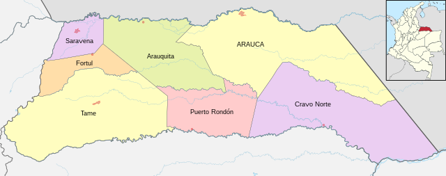 Općine u departmanu Arauca