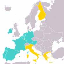 Carte des émissions de l'année 2004