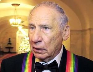 Mel Brooks at the White House for the 2009 Ken...