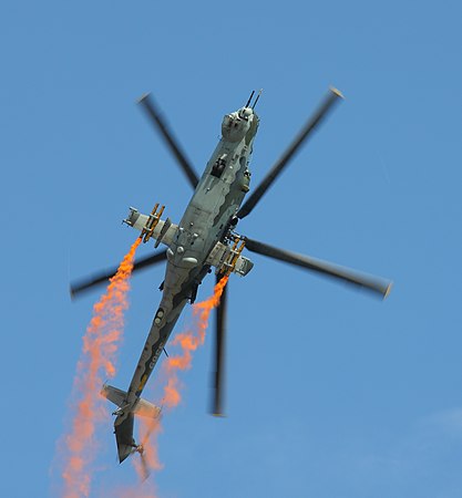 圖為捷克Mi-24/Mi-35直升機。